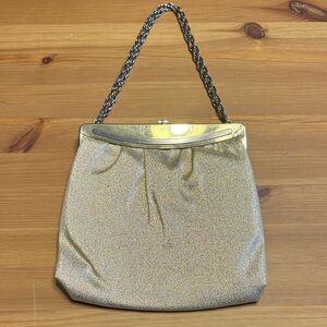 Elegant Gold Evening Bag